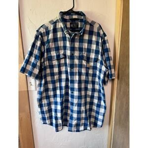 Carhartt Loose Fit Checkered Button Up Sz XLT‎